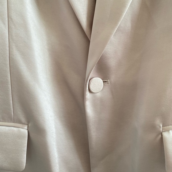A.L.C Bishop II Satin Blazer In Pink Tint Size 10 New With Tag - Picture 8 of 12